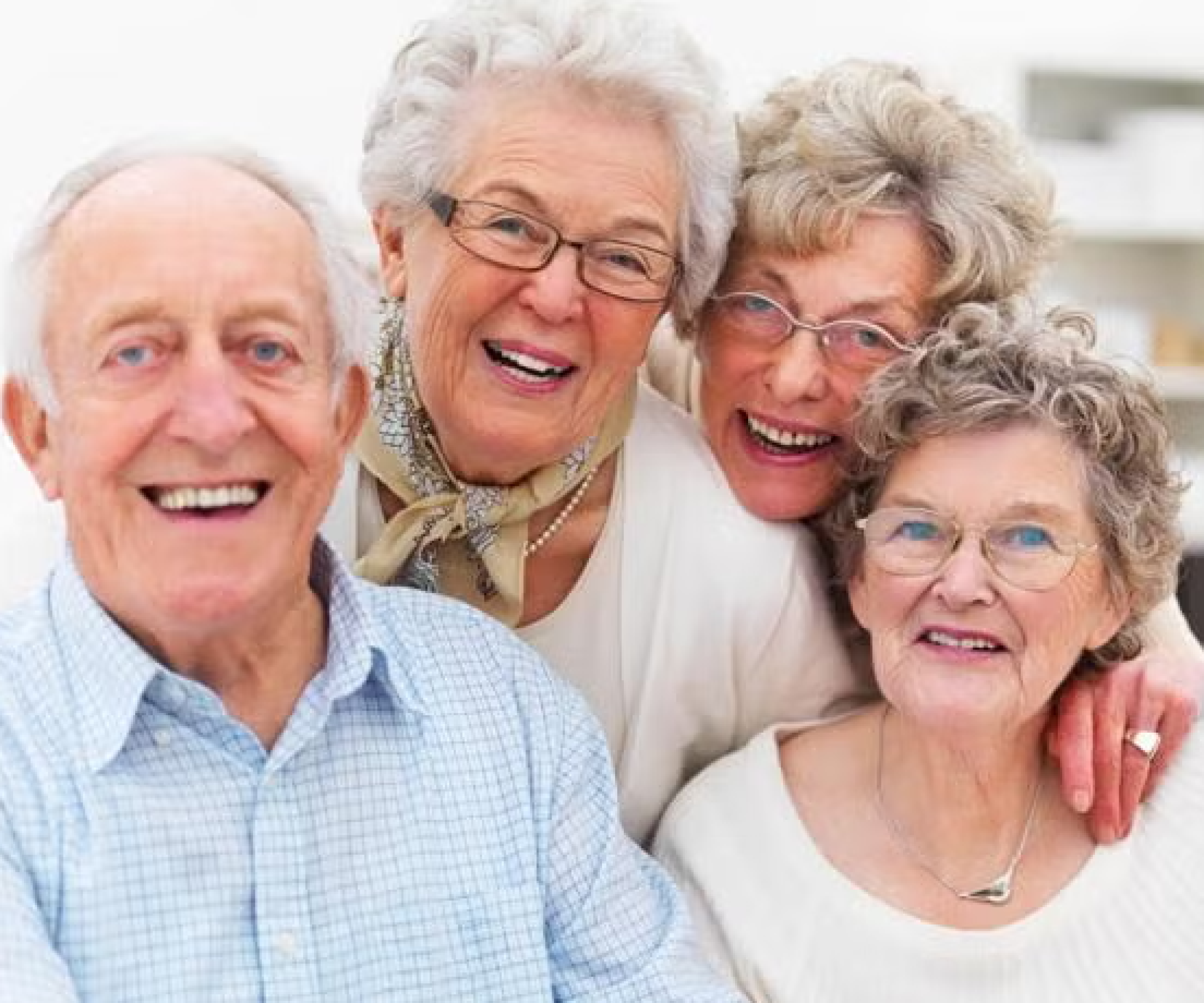 Group of Seniors Smiling