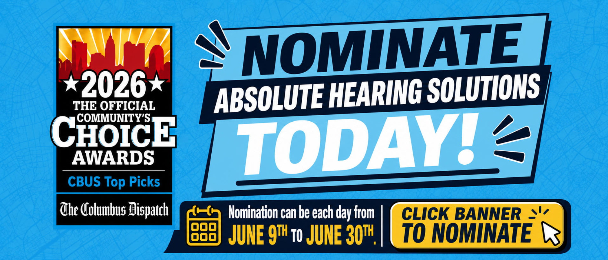 Nominate Absolute Hearing Solutions Today for the 2026 Choice Awards