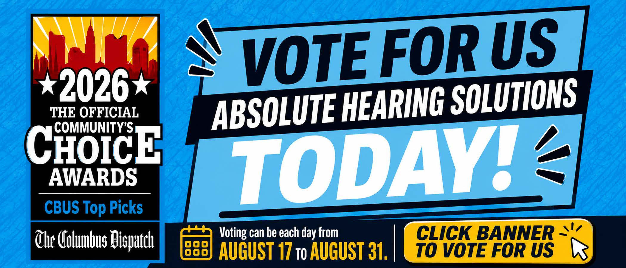 Vote Absolute Hearing Solutions Today for the Choice Awards 2026