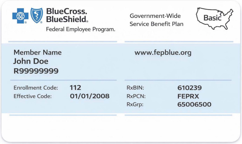 Anthem Blue Cross Blue Shield Federal Employee Hearing Aid Coverage Insurance Card