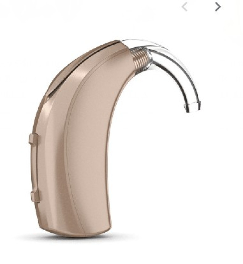 BTE behind-the-ear hearing aid designed for powerful and comfortable hearing support