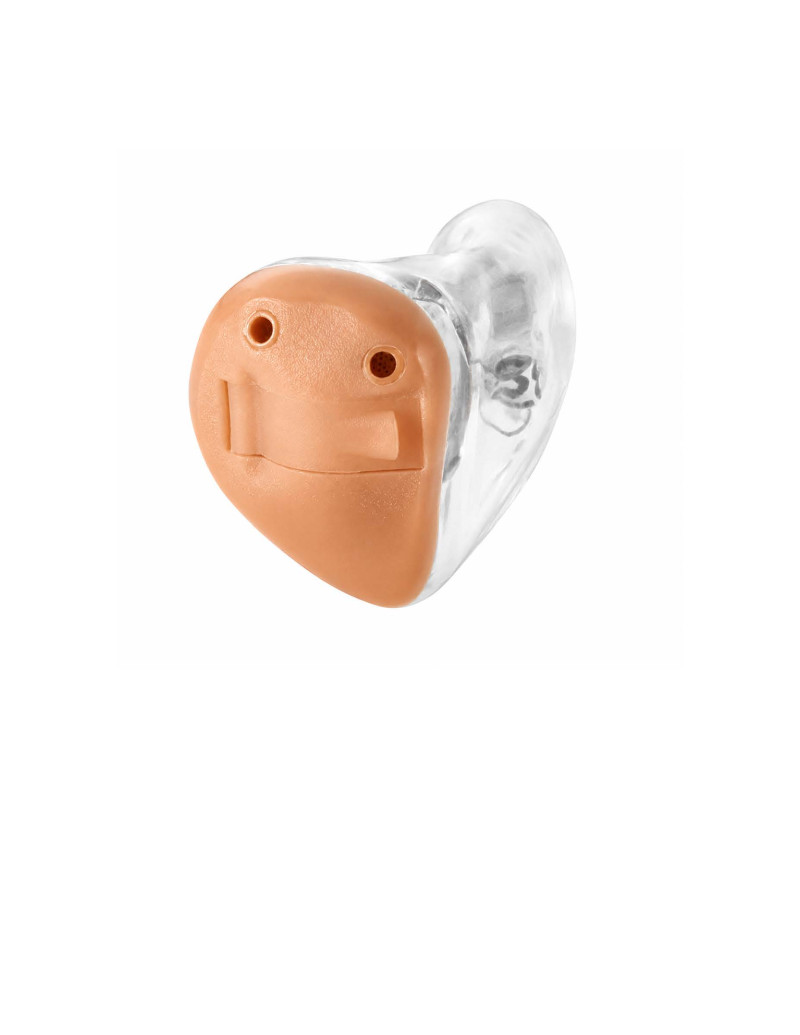 ITC in-the-canal hearing aid custom designed for discreet hearing support