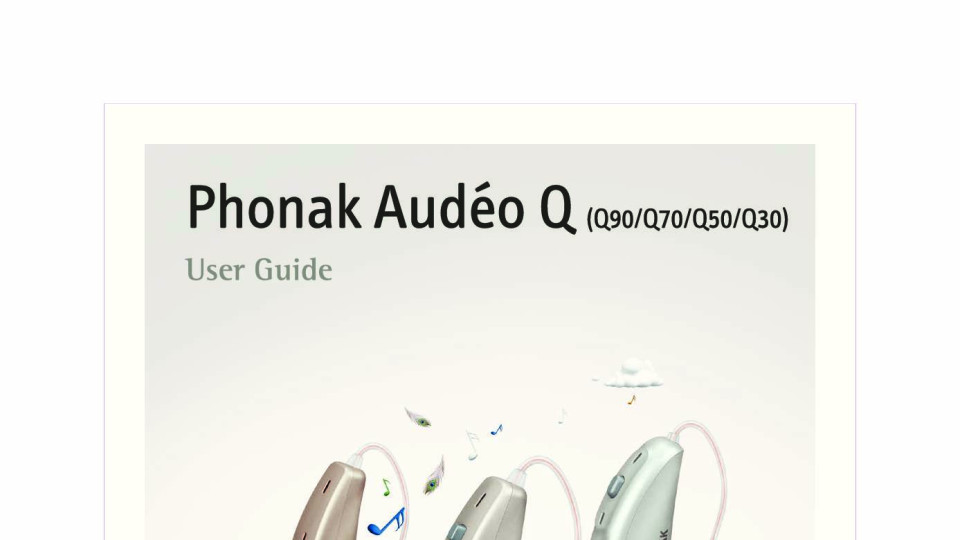 Audeo Q Brochure by Phonak, Available at Absolute Hearing Solutions 