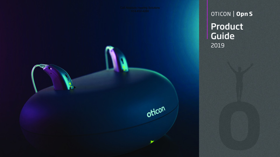 Opn S Brochure by Oticon, Available at Absolute Hearing Solutions 