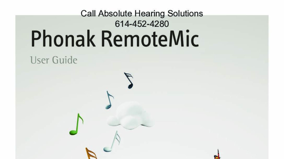 Phonak Remote Mic User Guide