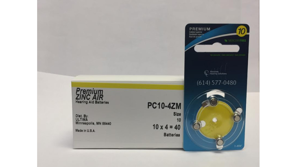 Premium ZINC AIR Battery - Size 10