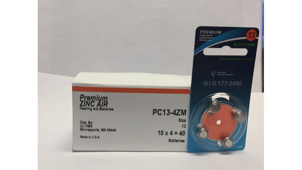 Premium ZINC AIR Battery - Size 13