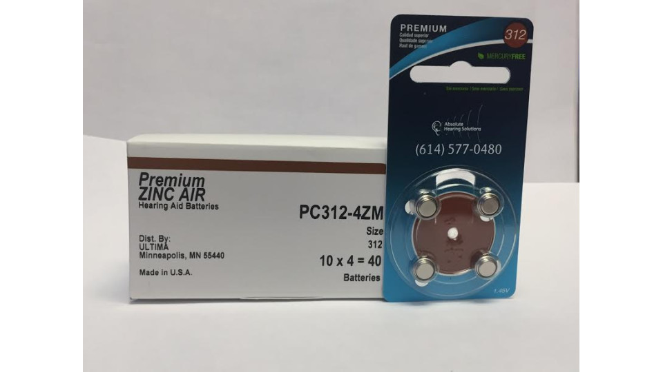 Premium ZINC AIR Battery - Size 312